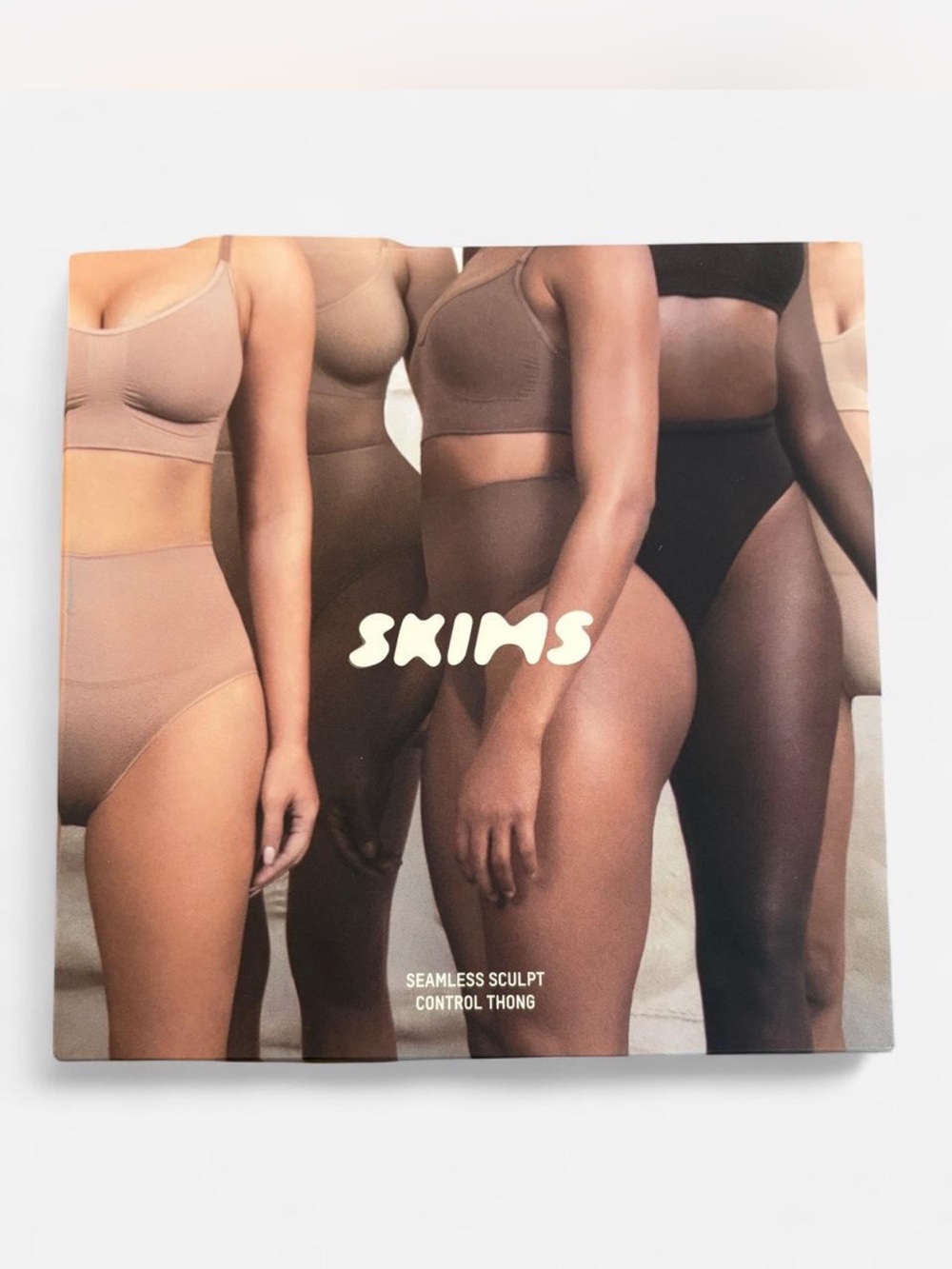 NWT Skims Seamless Sculpt Control Thong in Onyx